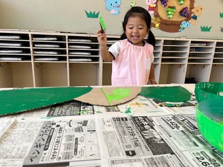 ひよこ　お山作り（りん）.JPG